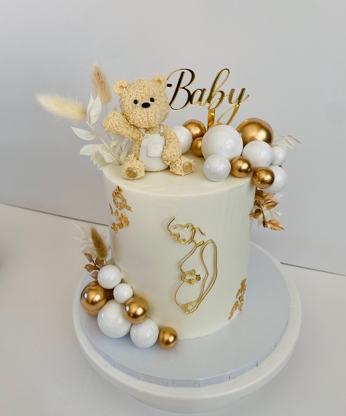 Teddy Baby Shower Cake – Rabos Eatery