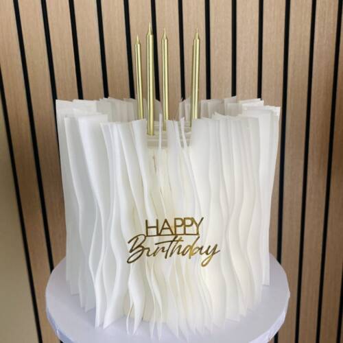 Wafer ruffle cake 1